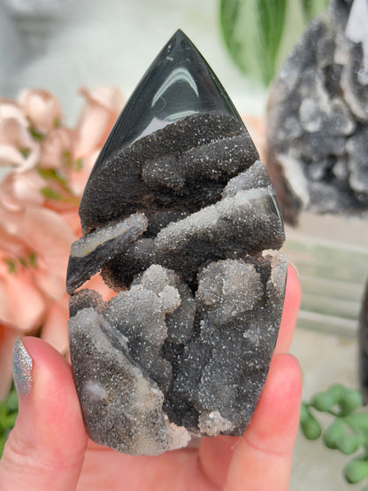 Black Sphalerite Flames
