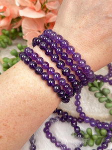 Contempo Crystals - dark-purple-amethyst-bracelet - Image 4