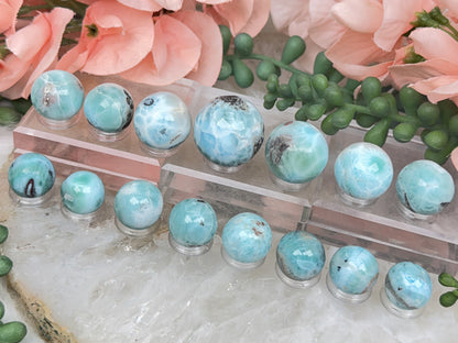 Larimar Mini Spheres