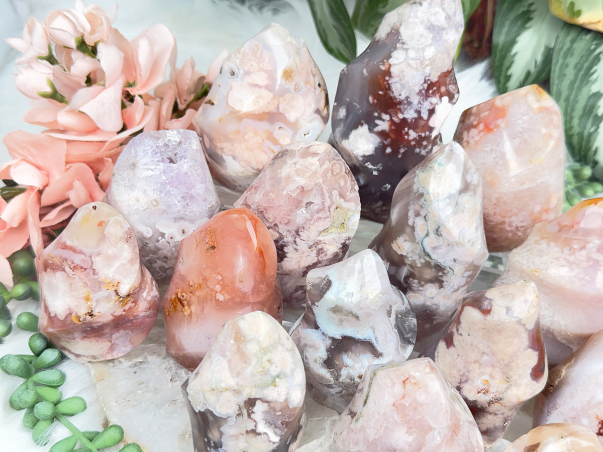 Flower Agate Flames