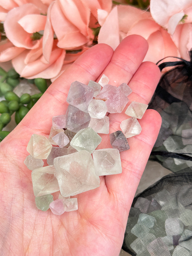 fluorite octahedron crystal sets for sale