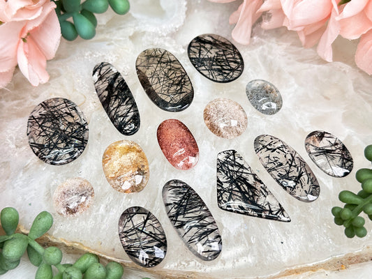 garden-quartz-black-tourmaline-quartz-cabochons