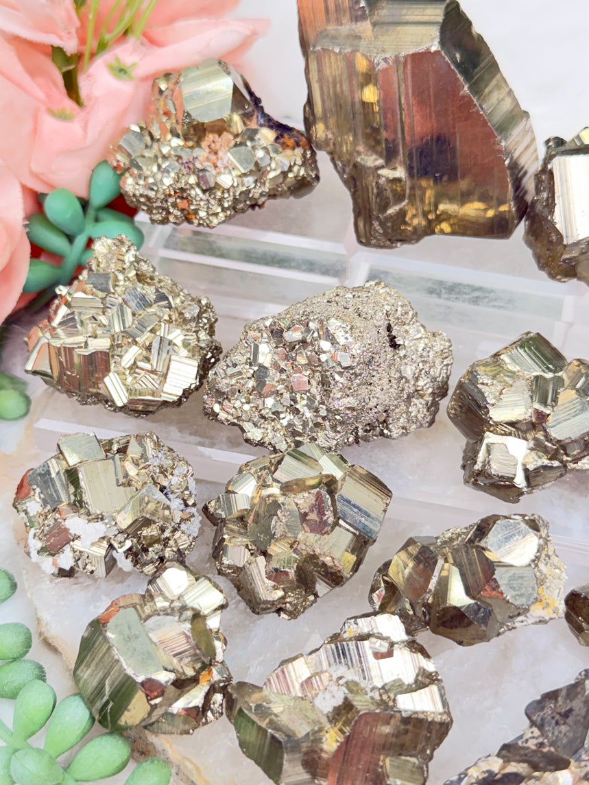 Small Pyrite Clusters