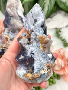Contempo Crystals - gray-white-dendritic-opal-flame - Image 10