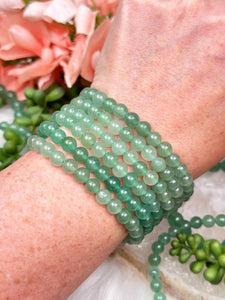 Contempo Crystals -    green-aventurine-beaded-bracelet - Image 4