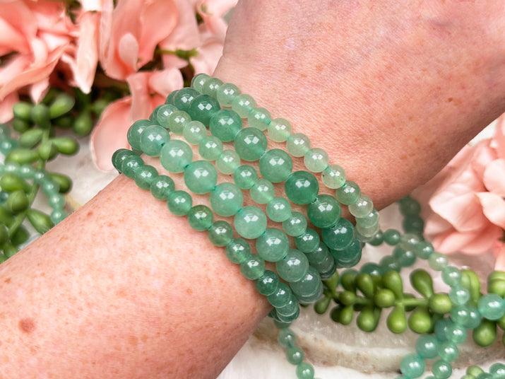 Green Aventurine Double Layered Healing Crystal Bracelet | For Abundance,  Prosperity, and Happiness – Seetara