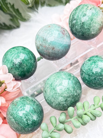 Green Aventurine Spheres