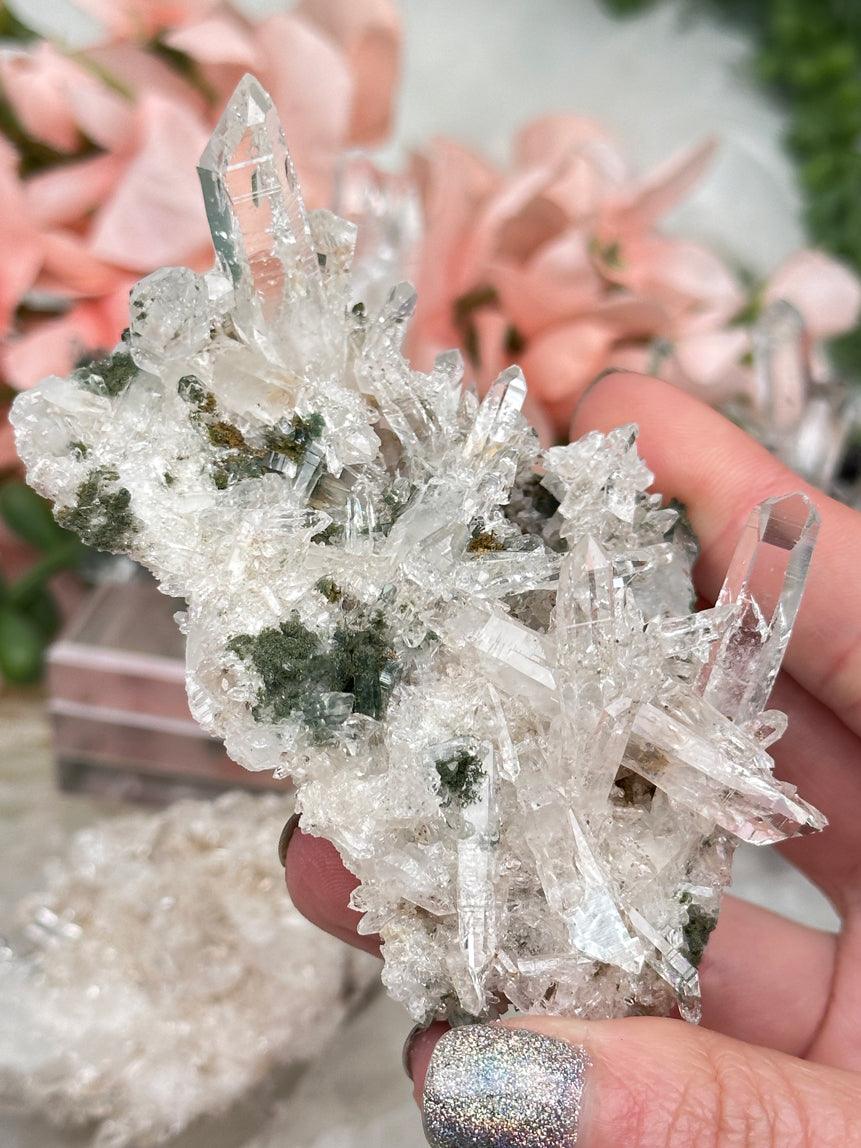 green-chlorite-colombian-quartz-cluster