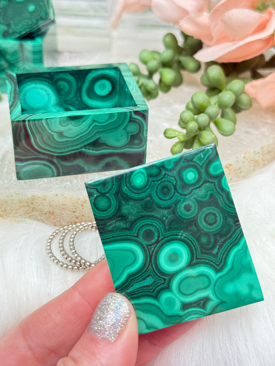 Malachite Jewelry Boxes
