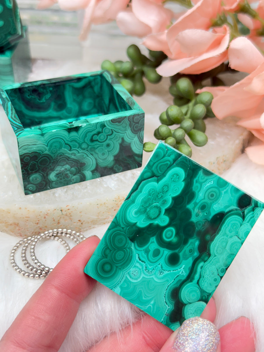 Malachite Jewelry Boxes