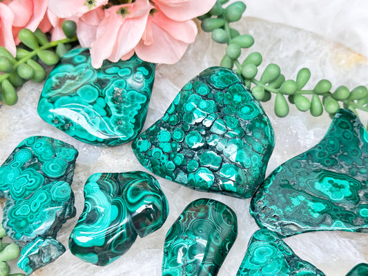 Polished Green Malachite