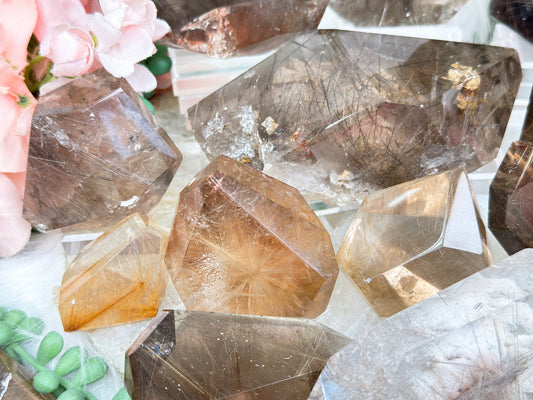 Rutilated Quartz & Smoky