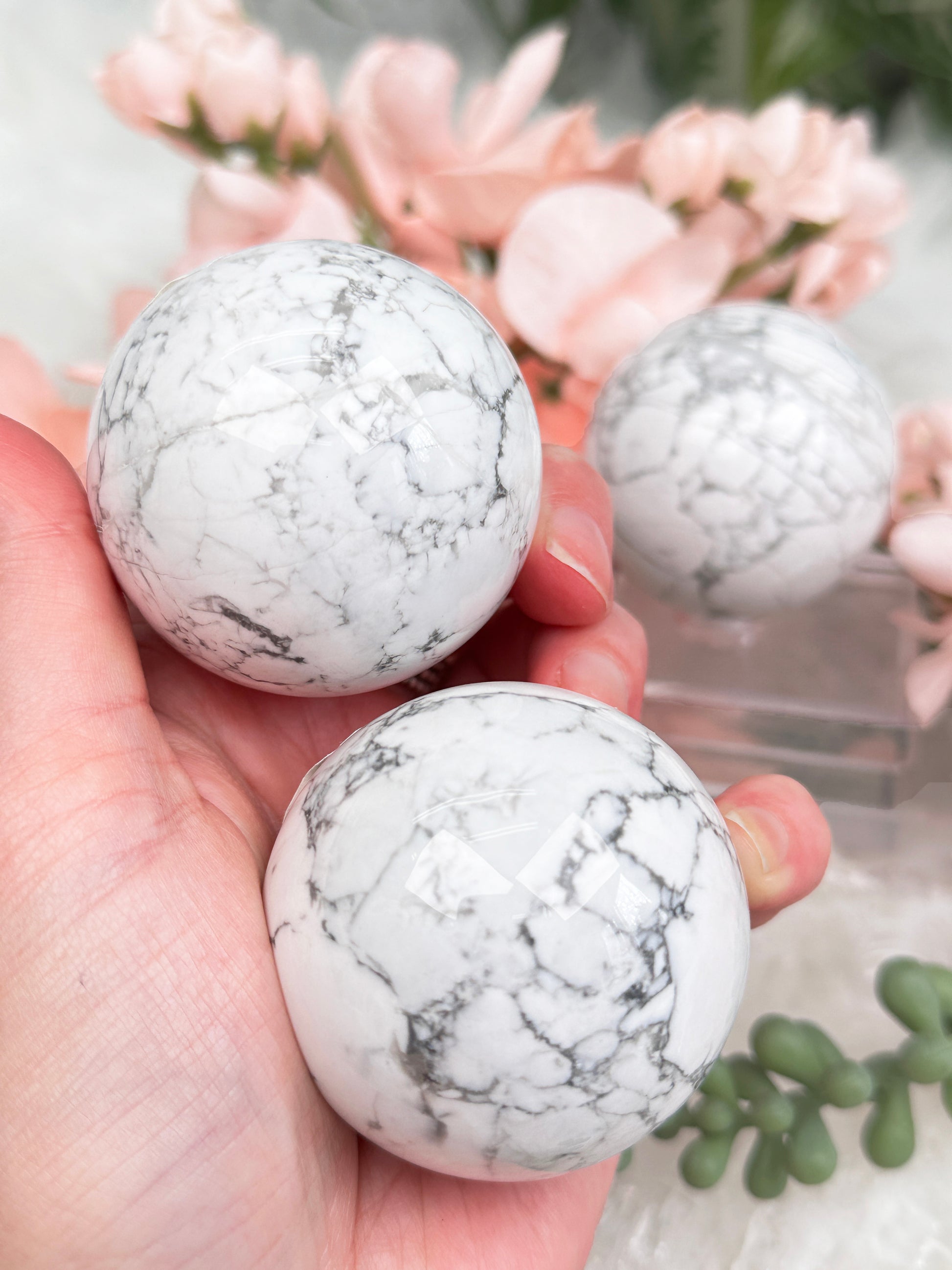 howlite spheres for sale