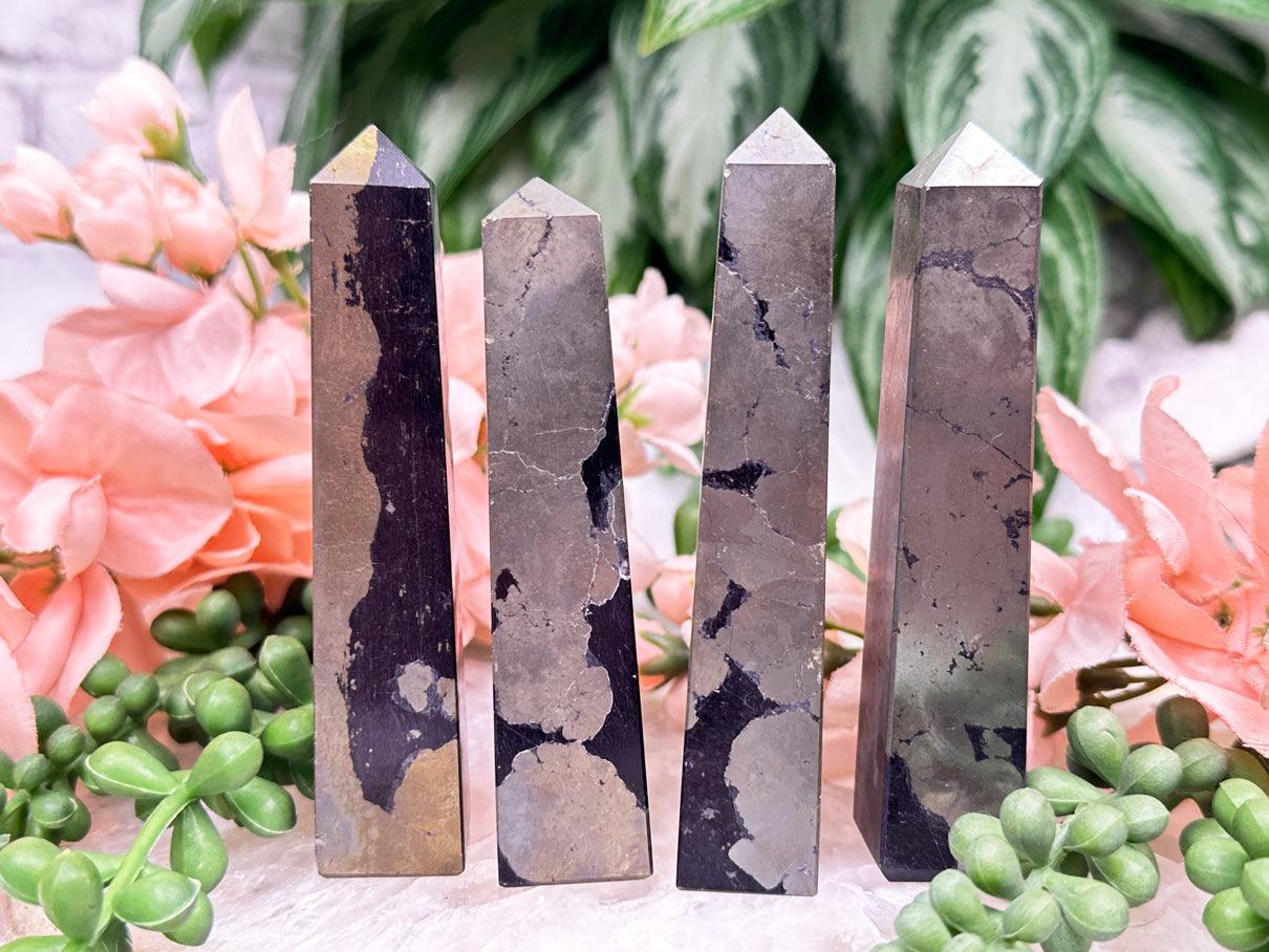 indian-black-gold-pyrite-points