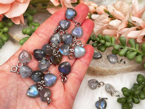 Contempo Crystals - labradorite-heart-charm-pendants - Image 2