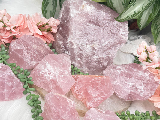 Raw Rose Quartz