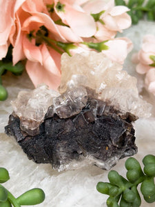 Contempo Crystals - light-pink-and-black-hematite-calcite - Image 6