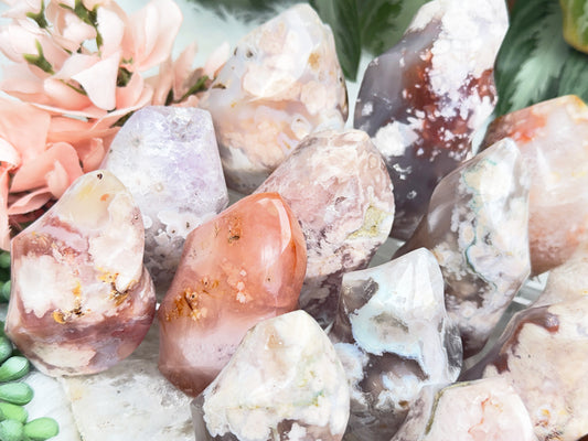 Flower Agate Flames