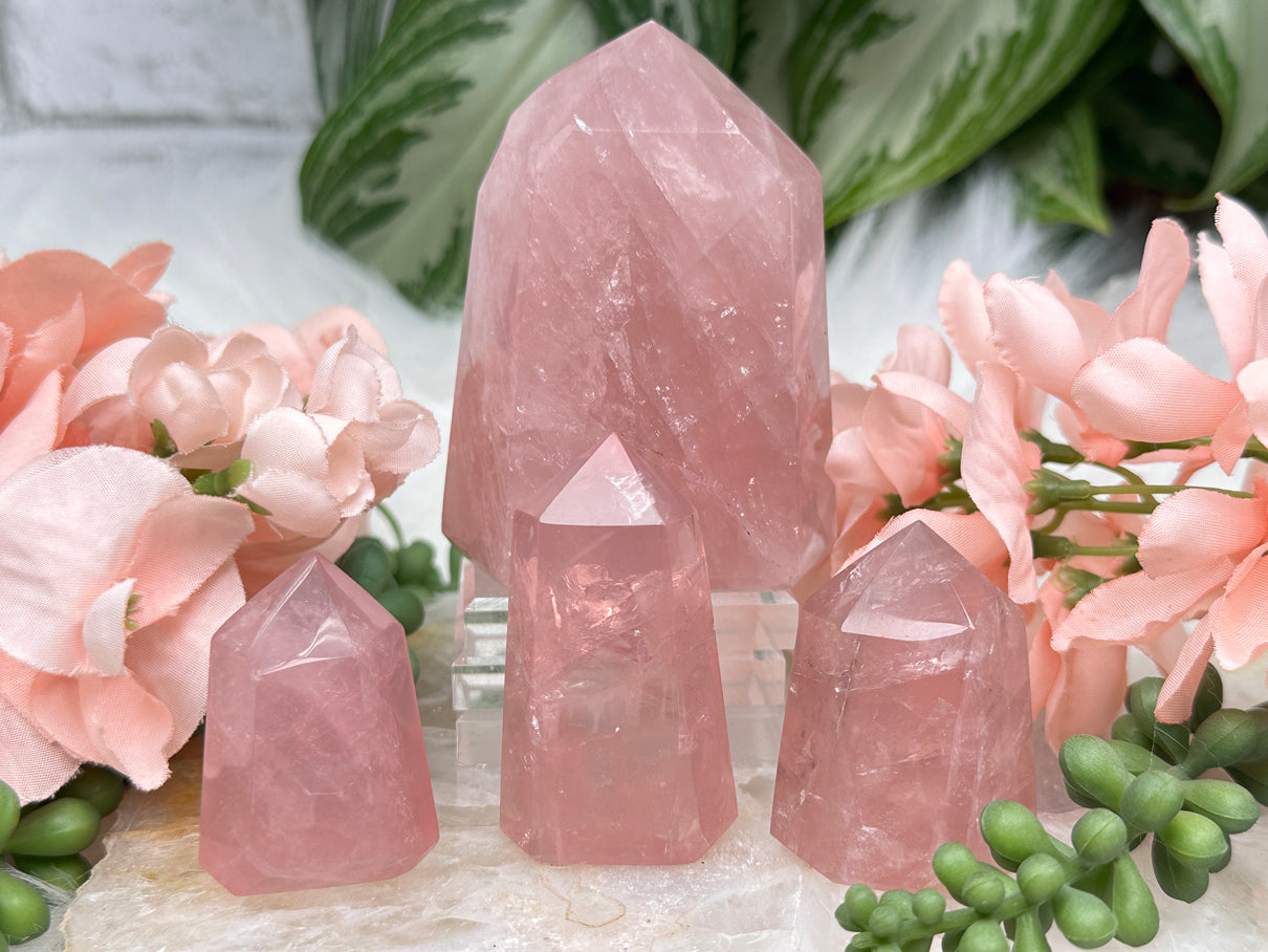 madagascar-rose-quartz-points-for-sale
