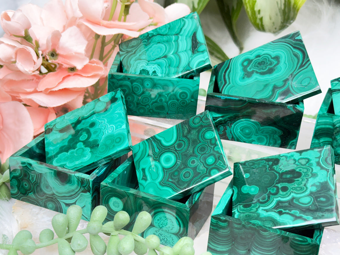 Malachite Jewelry Boxes