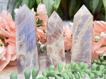 Moonstone Sunstone Points