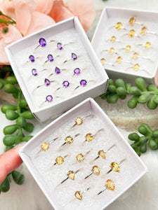 Contempo Crystals - natural-citrine-and-amethyst-rings - Image 4