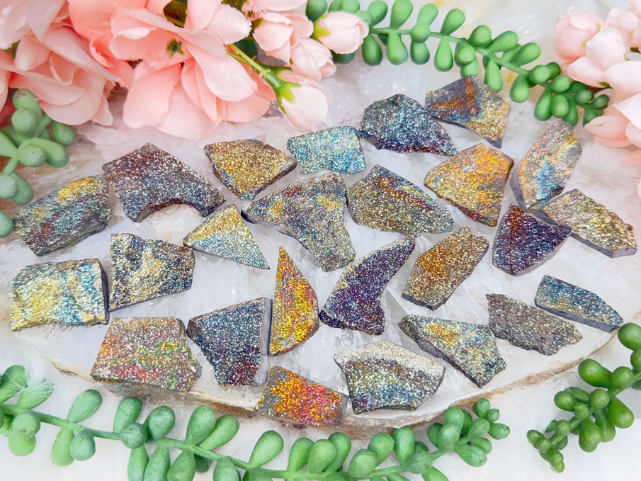 Small Russian Rainbow Pyrite