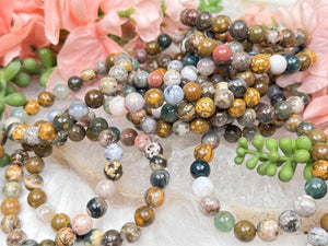 Contempo Crystals - ocean-jasper-bead-bracelet - Image 3