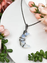 Load image into Gallery: Contempo Crystals - opalite-moon-necklace - Image 7