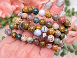 Contempo Crystals - orbicular-ocean-jasper-bracelets - Image 4