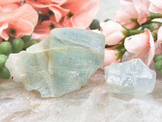 Blue Aquamarine Crystals