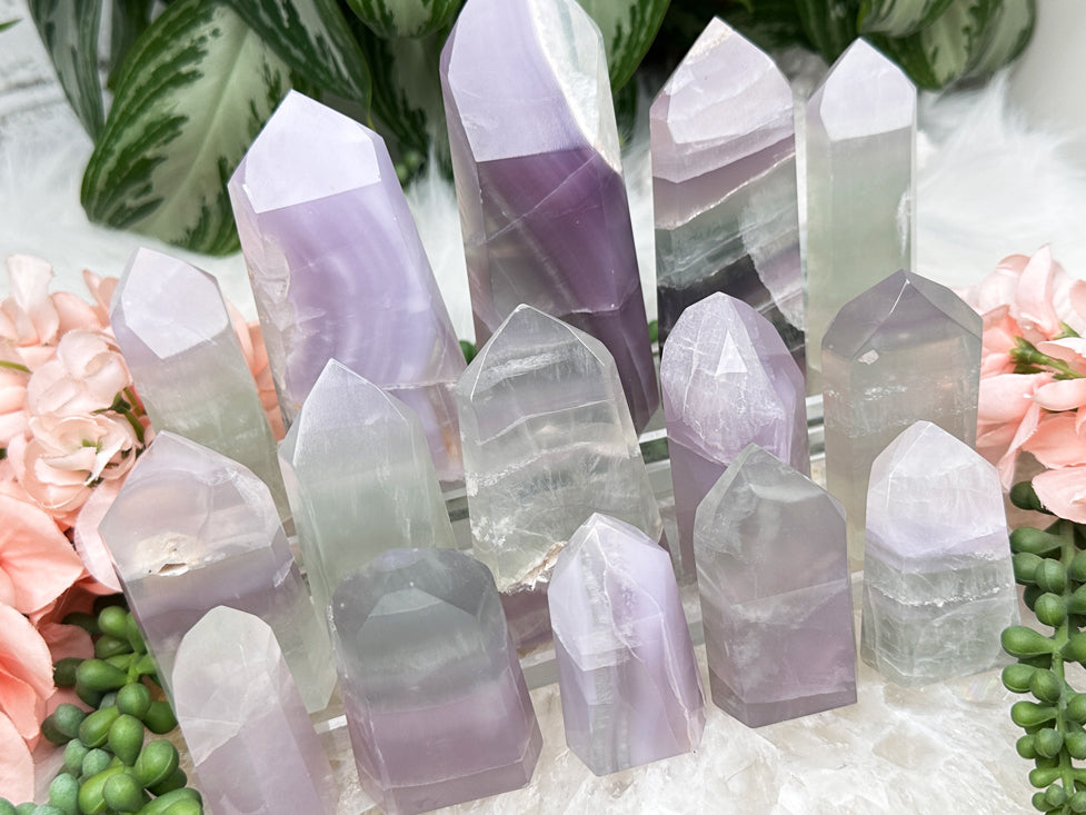 Brazil Pastel Fluorite Points