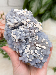 Contempo Crystals - peruvian-blue-chalcedony-cluster-with-white - Image 9