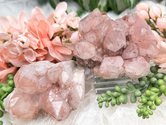 pink-lithium-quartz-clusters