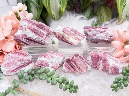 Pink Tourmaline Crystals