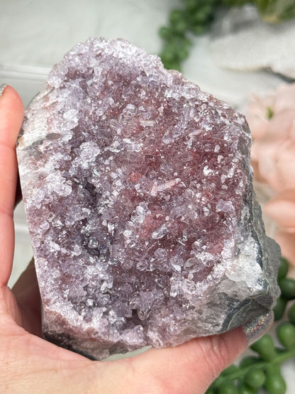 Purple & Red Amethyst Clusters