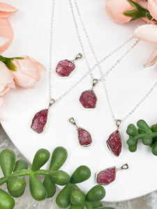 Contempo Crystals - pink-tourmaline-october-birthstone-necklace - Image 18
