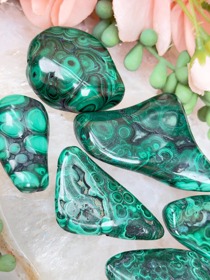 Polished Green Malachite