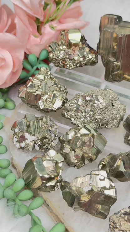 Small Pyrite Clusters