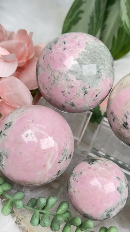 Pink Opal Spheres