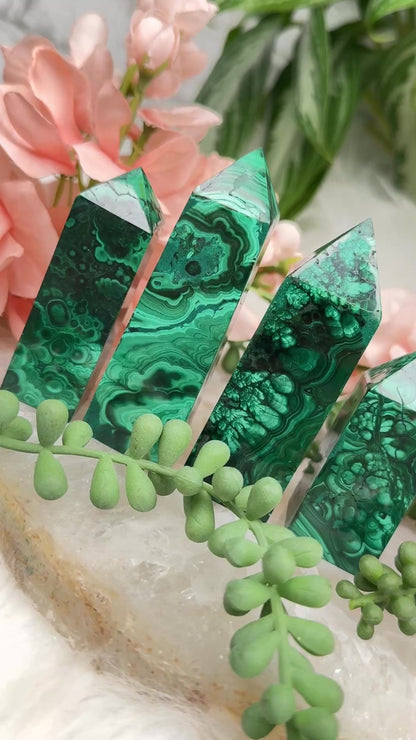 Malachite Obelisks