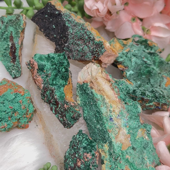 moroccan-green-malachite-clusters