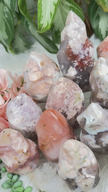 Flower Agate Flames