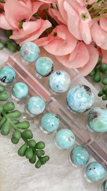 Larimar Mini Spheres