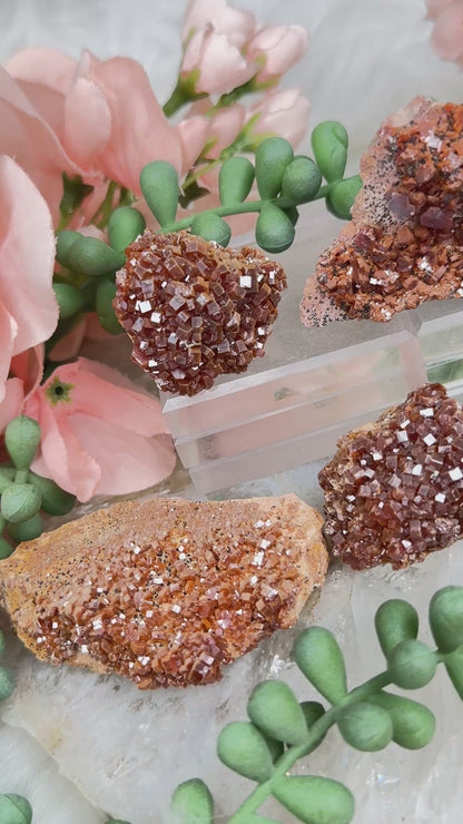 Orange Vanadinite Clusters