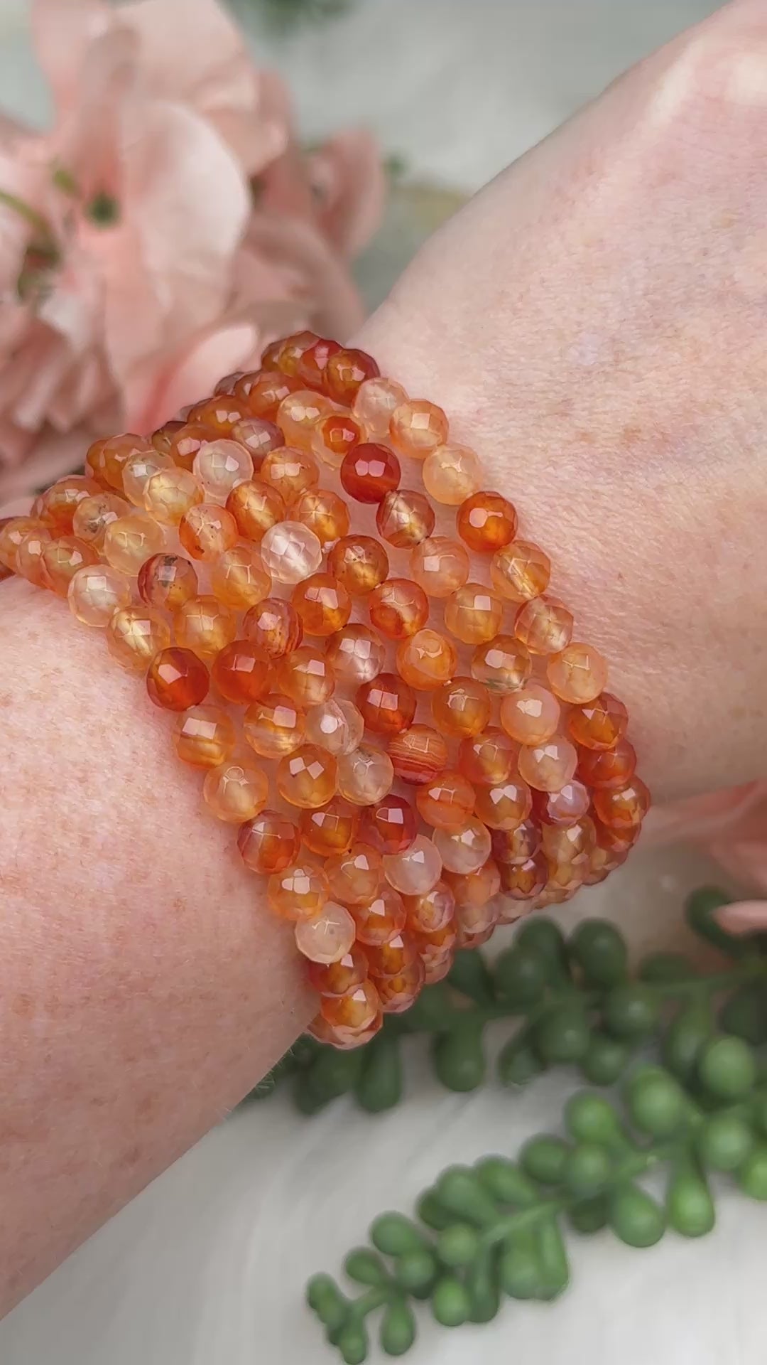 faceted-orange-carnelian-bracelet