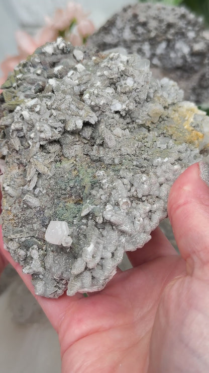 Moroccan Quartz Calcite Clusters