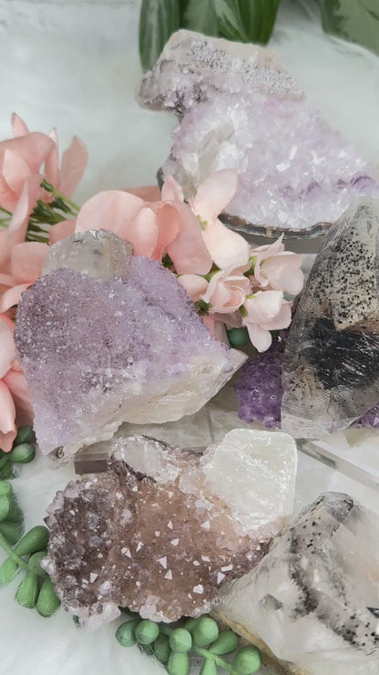 Quartz & Amethyst Calcite