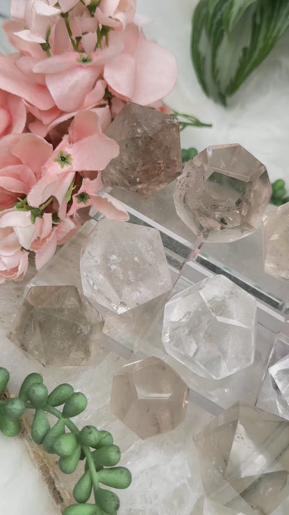 Quartz Icosahedrons & Dodecahedrons