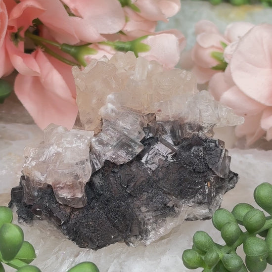 pink-and-black-hematite-calcite-from-mexico